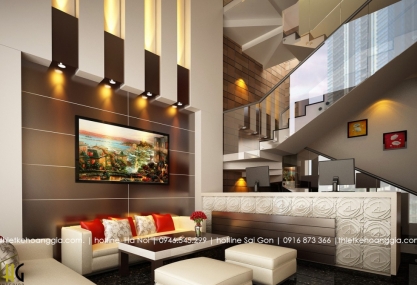Thiết kế nội thất khách sạn anh Hoàn Hà Nam